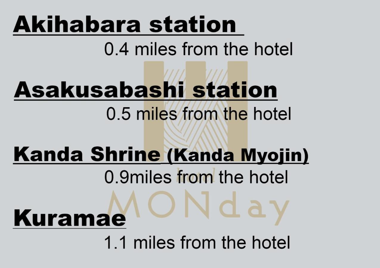Monday Apart Premium Akihabara Präfektur Tokio Exterior foto